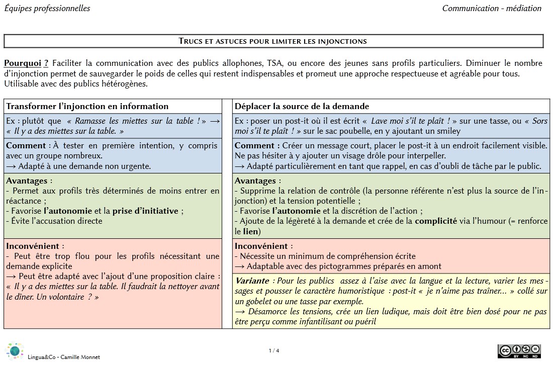 Trucs et astuces pour limiter les injonctions