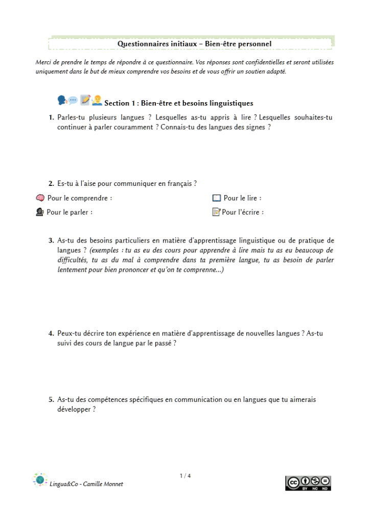 Première page du produit